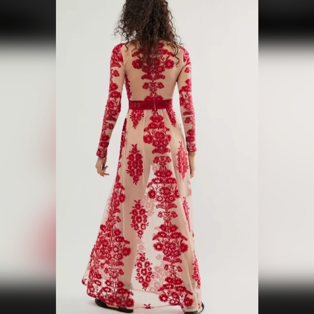 🍋For Love & Lemons Temecula Lace Maxi Dress - Picture 13 of 16